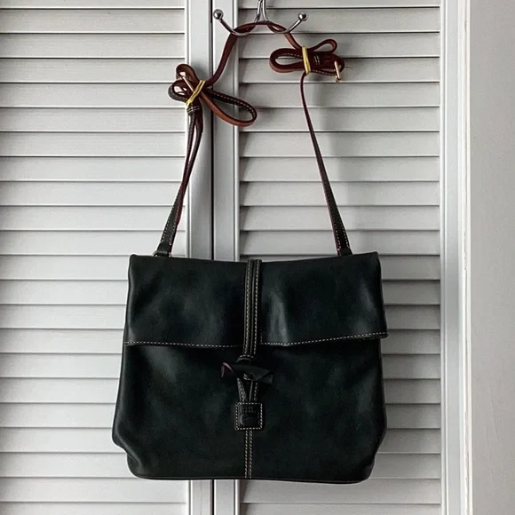 Dooney & Bourke Forest Green Leather Bag - Picture 1 of 7